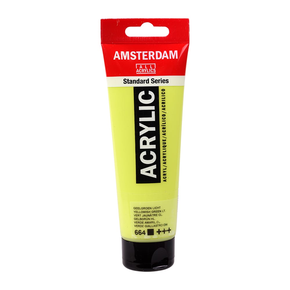 Talens Amsterdam Acrylic 120 ml 664 Yellowish Green Light