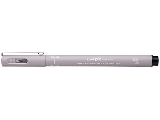 Uni-Pin Fineline Brush light grey