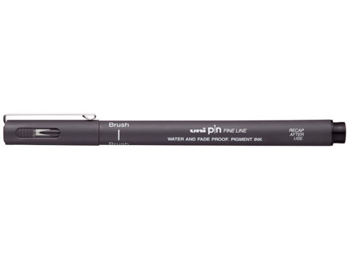 Uni-Pin Fineline Brush dark grey