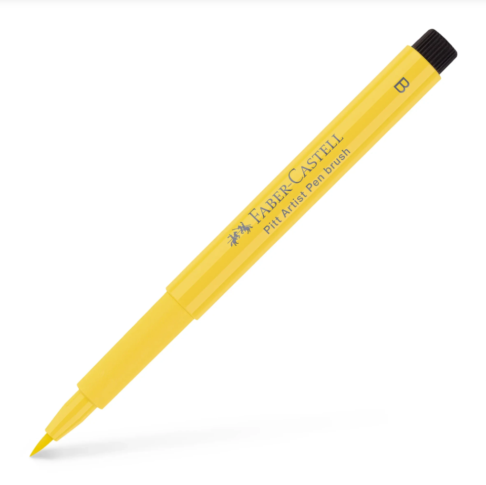 Faber-Castell Pitt artist pen 108 Dark Cadmium Yellow
