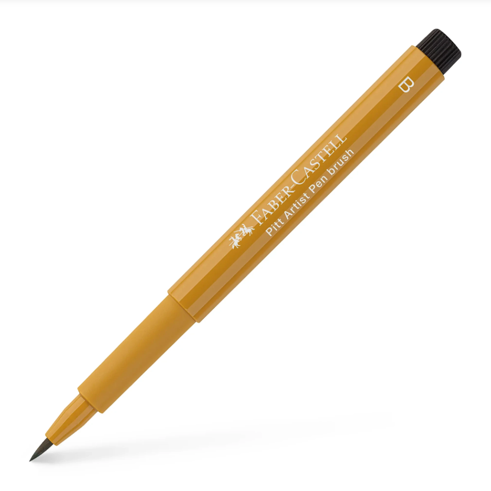 Faber-Castell Pitt artist pen 268 Green Gold