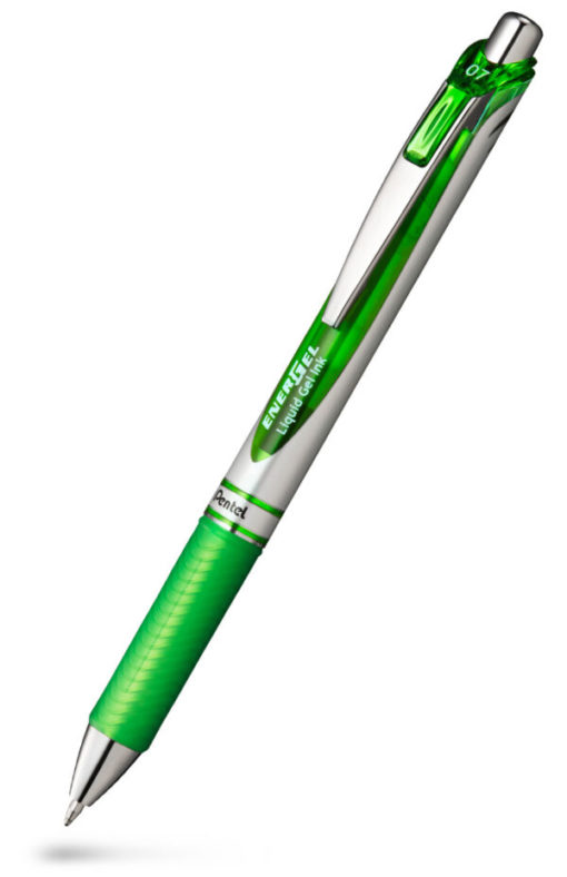 Pentel EnerGel rollerball 0,7 Lys Gønn