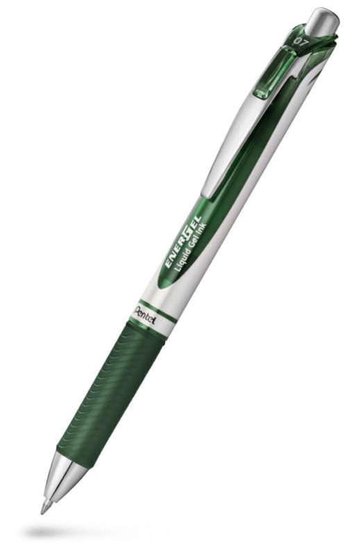 Pentel EnerGel rollerball 0,7 Mørk Grønn