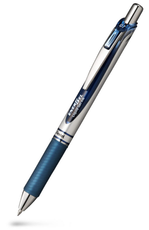 Pentel EnerGel rollerball 0,7 Blåsort