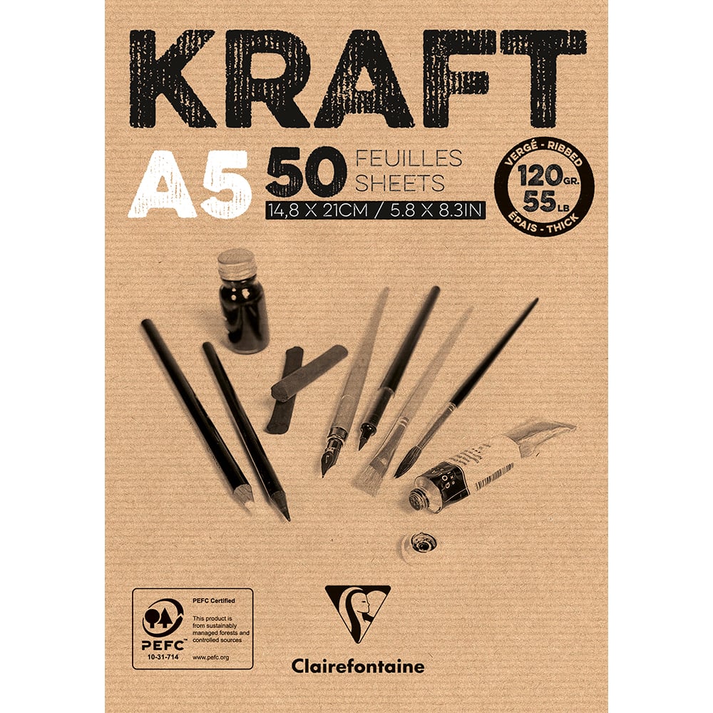 Clairefontaine Kraft 120 gr. A5