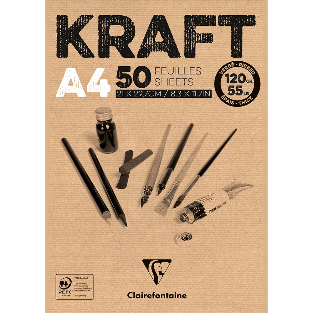 Clairefontaine Kraft 120 gr. A4