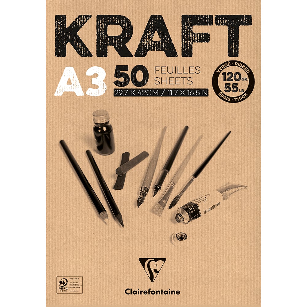 Clairefontaine Kraft 120 gr. A3