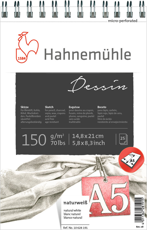 Hahnemühle Sketch 150gr. A5 628191