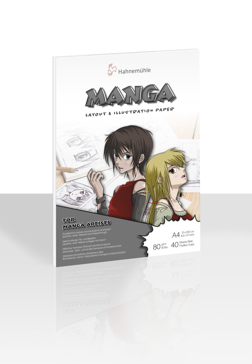 Hahnemühle Manga Layout&Illustration paper A4 80gr. 628580