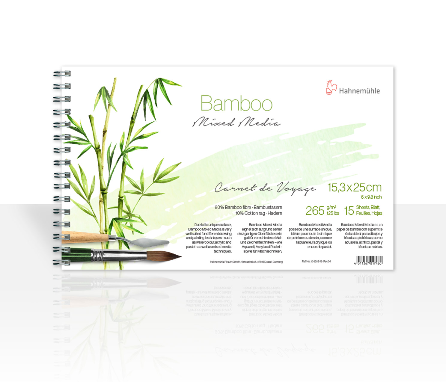 Hahnemühle Bamboo Mixed Media 15,3x25 628549