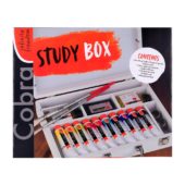 Talens Cobra Study Box 10x40ml + tilbehør