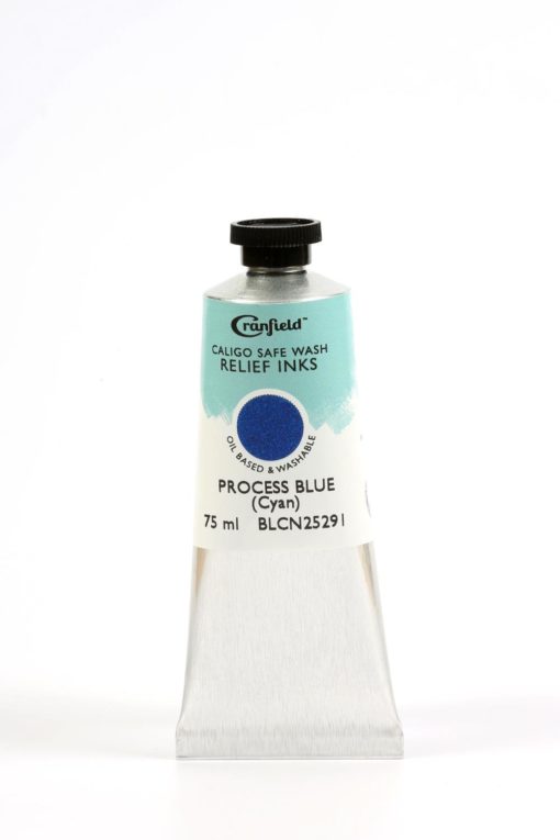 Caligo Safe Wash Relief Ink Process Blue (Cyan) - 75 ml