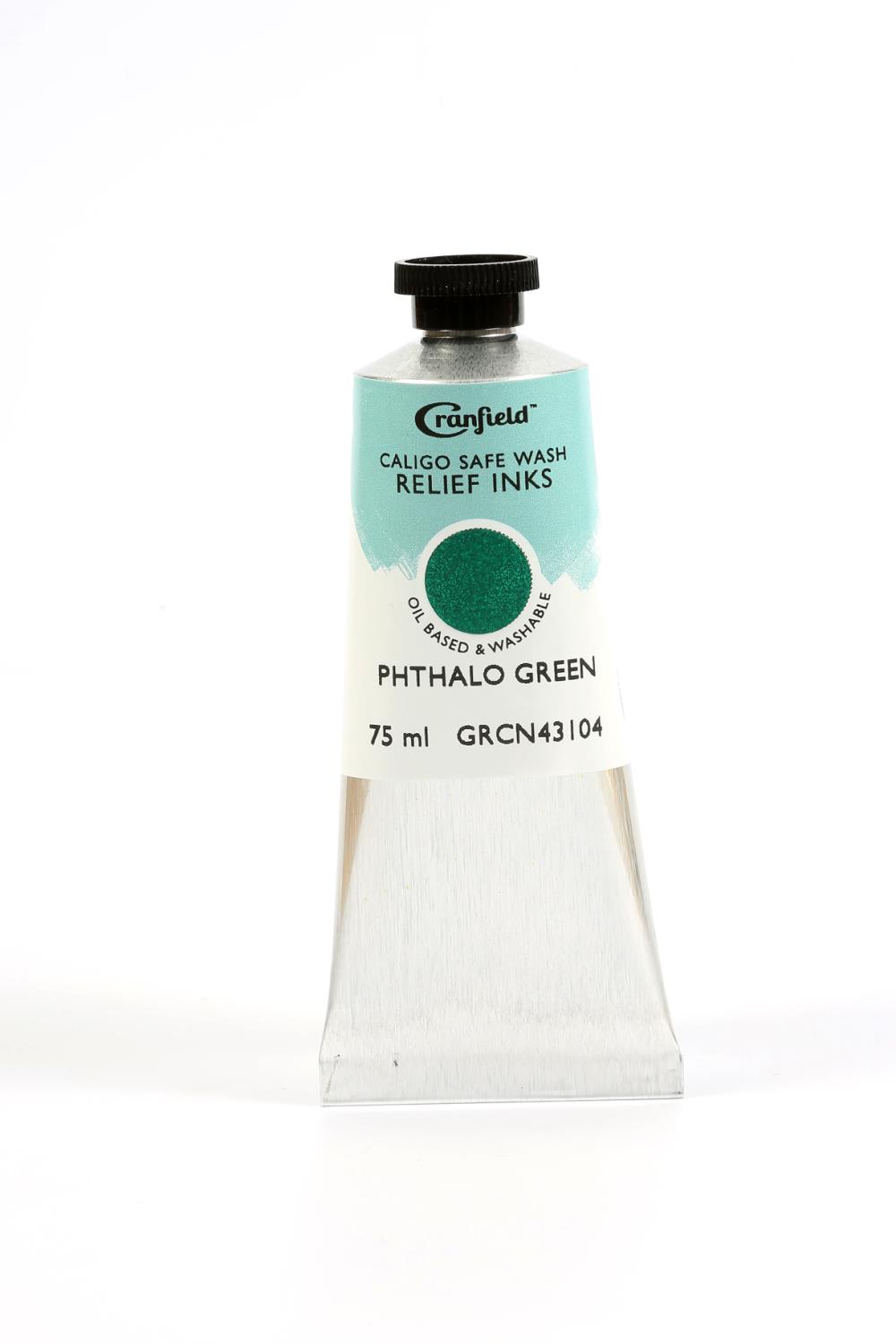 Caligo Safe Wash Relief Ink Phthalo Green - 75 ml