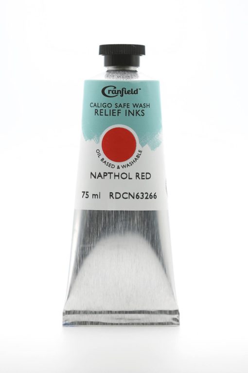 Caligo Safe Wash Relief Ink Napthol Red - 75 ml