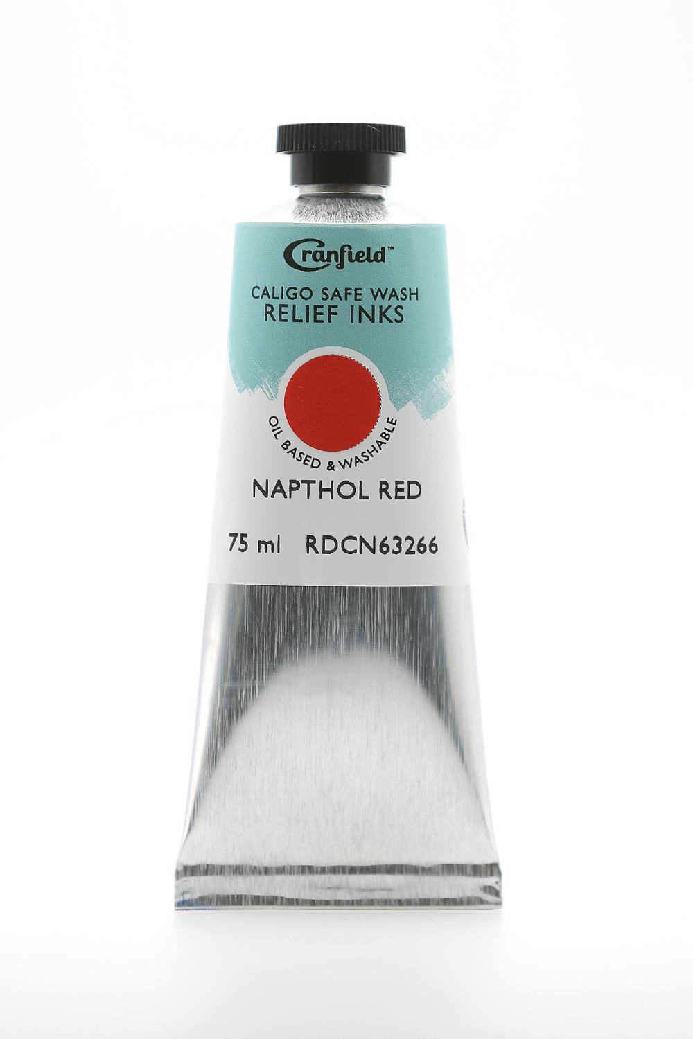 Caligo Safe Wash Relief Ink Napthol Red - 75 ml