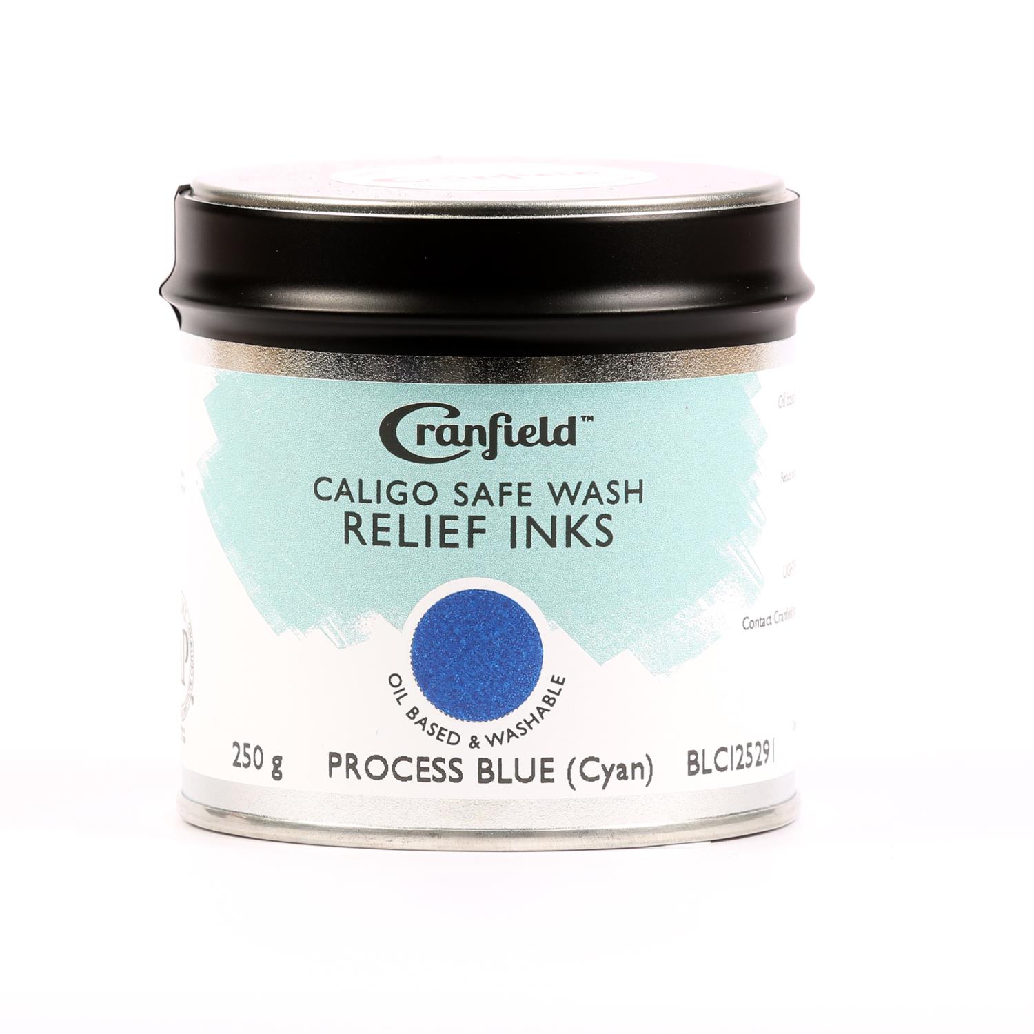 Caligo Safe Wash Relief Ink Process Blue (Cyan) - 250 gr