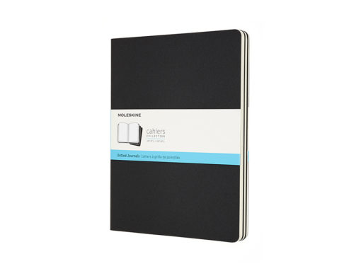 Moleskine Cahier Journal - Dotted Black 3pk.XL 19x25