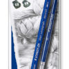 Staedtler Lumogreph Aquarell 5 blyanter+pensel