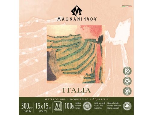 Magnani 1414 Watercolour pad 300gr. CP 15x15