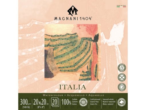 Magnani 1414 Watercolour pad 300gr. CP 20x20