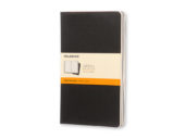 Moleskine Cahier Journal 3pk. Ruled Black13x21