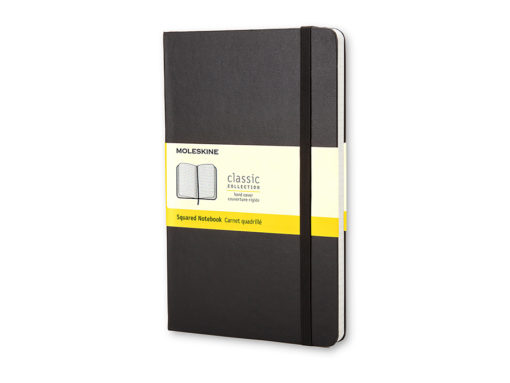 Moleskine Classic Notebook Hard - Squared Black 13x21