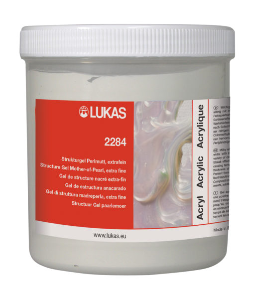 Lukas 2284 250 ml Structure Gel Mother-of-Pearl, extra fine