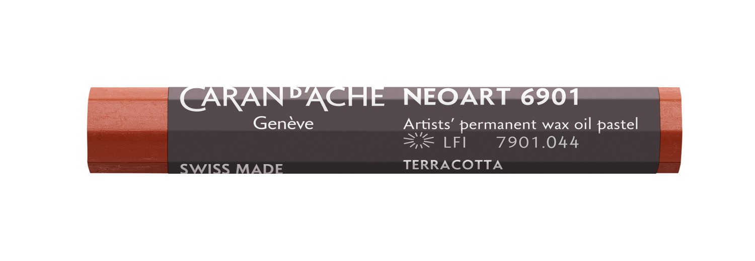 Caran d'ache NeoArt Wax&Oil pastel 044 Terracotta