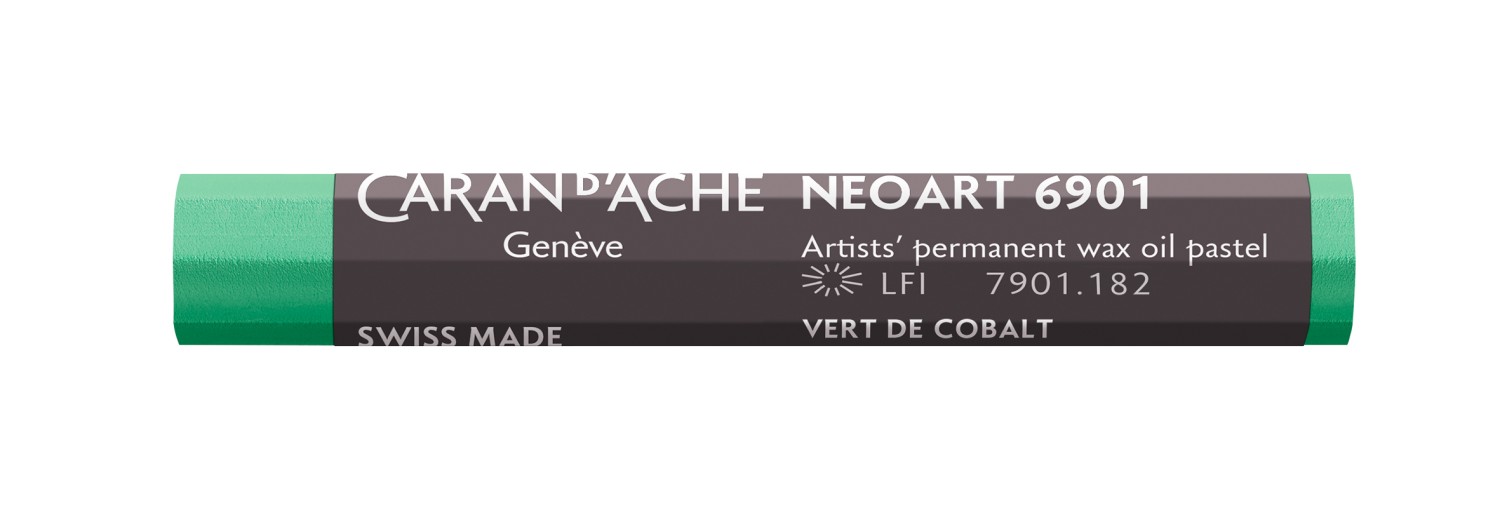 Caran d'ache NeoArt Wax&Oil pastel 182 Cobalt Green