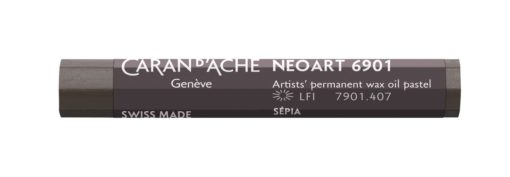 Caran d'ache NeoArt Wax&Oil pastel 407 Sepia