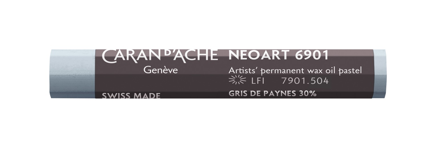 Caran d'ache NeoArt Wax&Oil pastel 504 Payne's Grey 30%