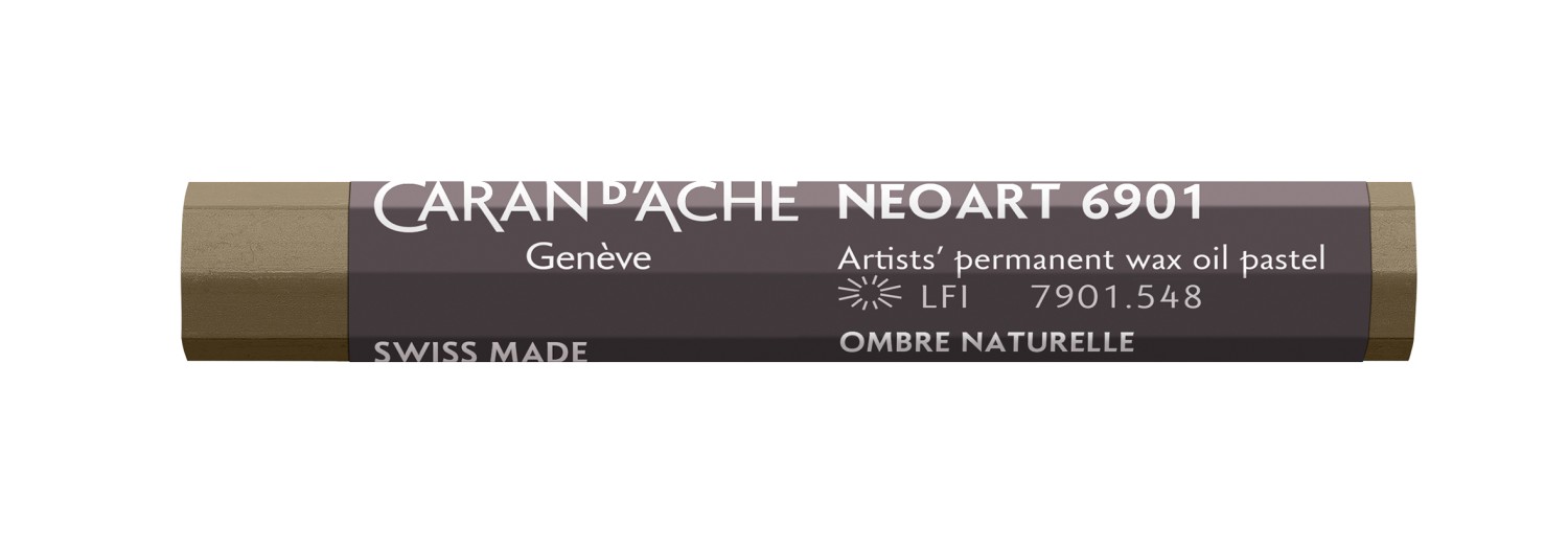 Caran d'ache NeoArt Wax&Oil pastel 548 Raw Umber