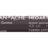 Caran d'ache NeoArt Wax&Oil pastel 580 Anthraquinone Carmine