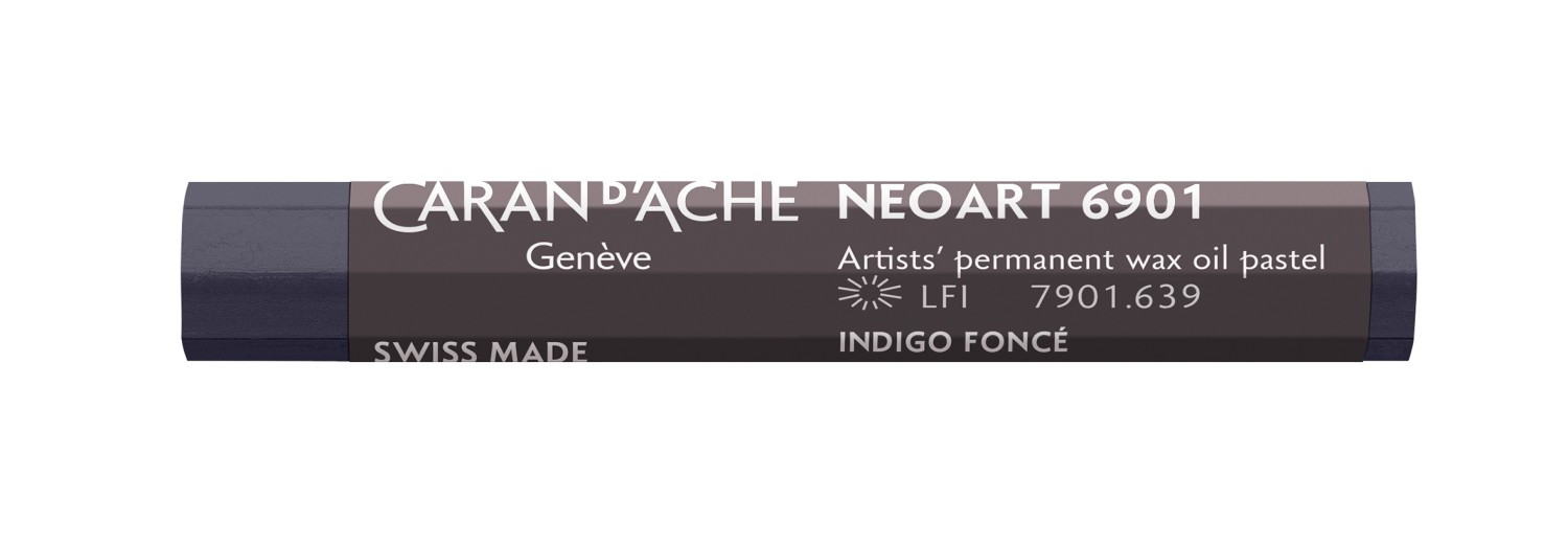 Caran d'ache NeoArt Wax&Oil pastel 639 Dark Indigo