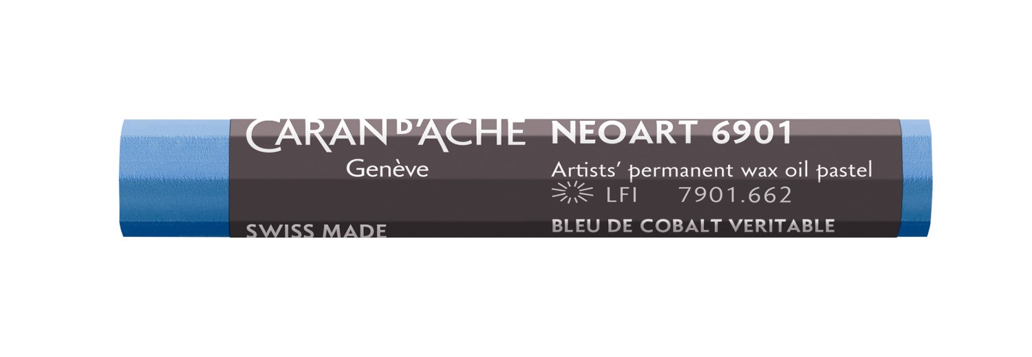 Caran d'ache NeoArt Wax&Oil pastel 662 Cobalt Blue 10%