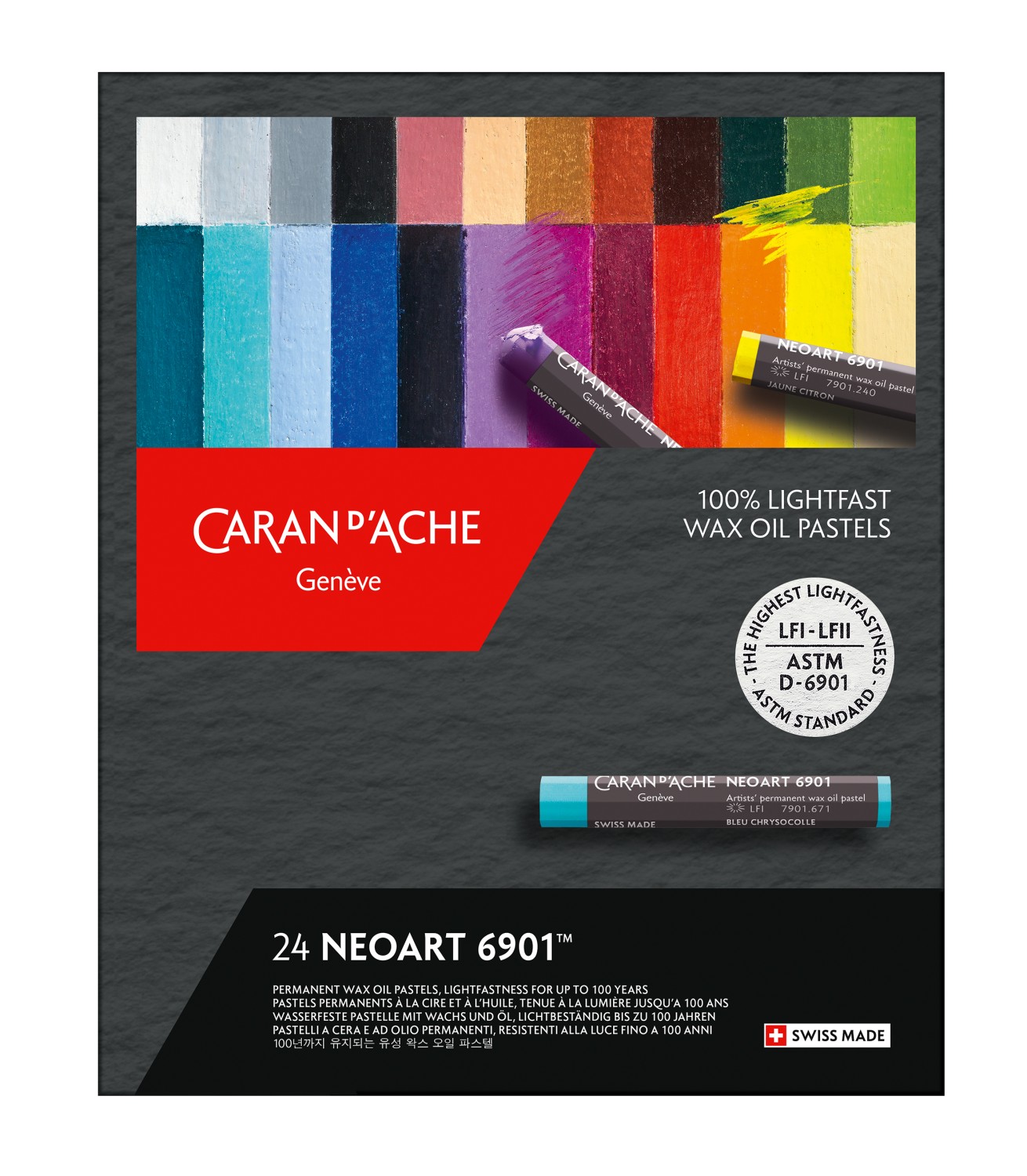 Caran d'ache NeoArt Wax&Oil pastel set 24