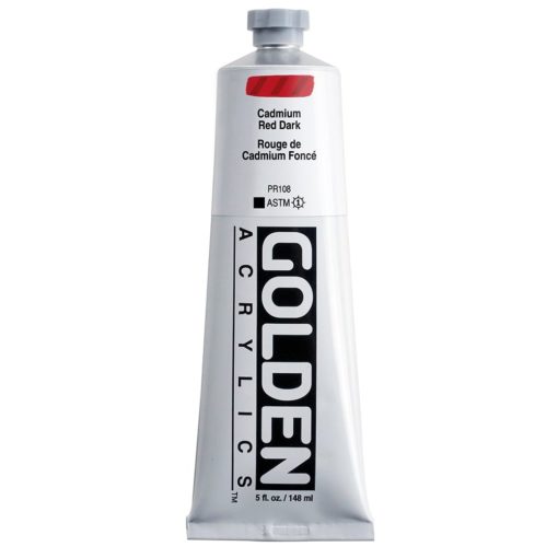 Golden Heavy Body Acrylic 148ml 1080-3 Cadmium Red Dark S9