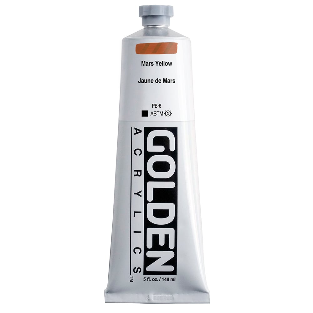 Golden Heavy Body Acrylic 148ml 1202-3 Mars Yellow S1