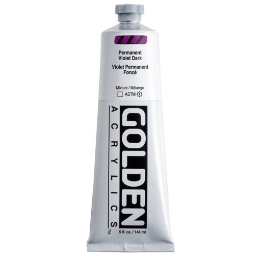 Golden Heavy Body Acrylic 148ml 1253-3 Permanent Violet Dark S7