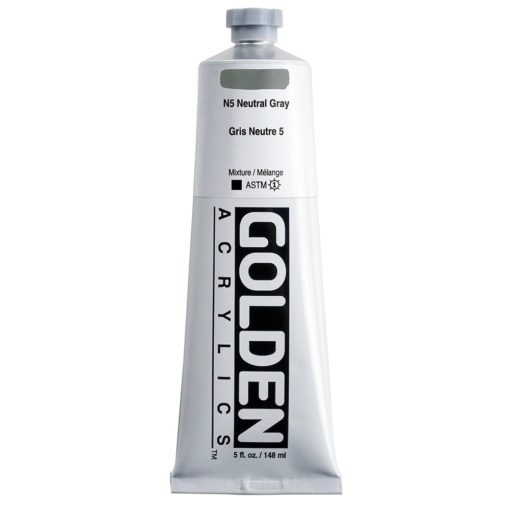 Golden Heavy Body Acrylic 148ml 1445-3 Neutral Grey N5 S1