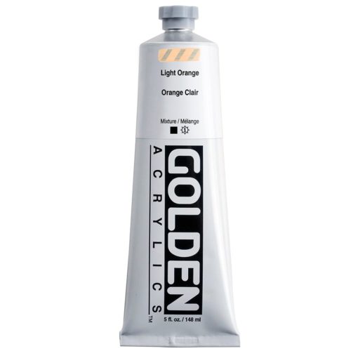 Golden Heavy Body Acrylic 148ml 1575-3 Light Orange S4