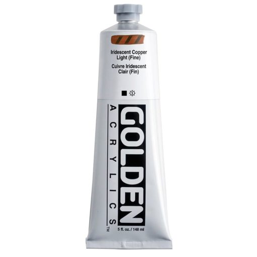 Golden Heavy Body Acrylic 148ml 4006-3 Iridescent Copper Light Fine S7