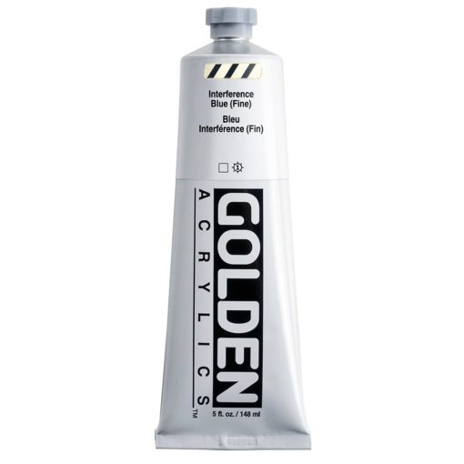Golden Heavy Body Acrylic 148ml 4030-3 Interference Blue Fine S7
