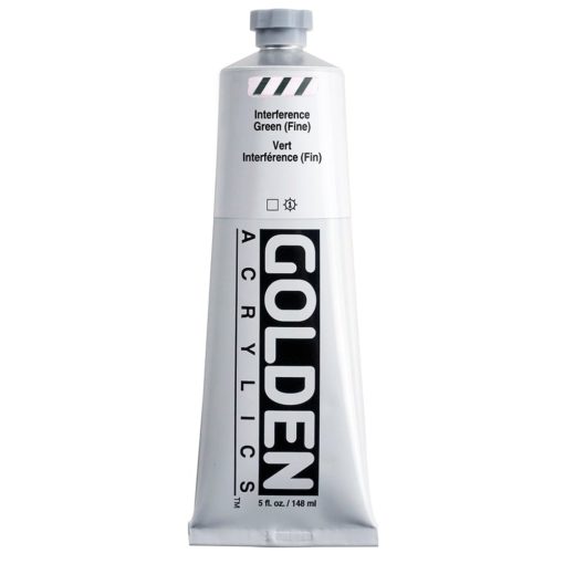 Golden Heavy Body Acrylic 148ml 4050-3 Interference Gren Fine S7