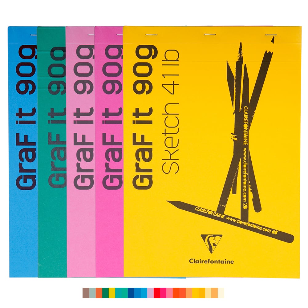 Clairefontaine GraF’it Sketch skissebok – 90g 80 ark – A5
