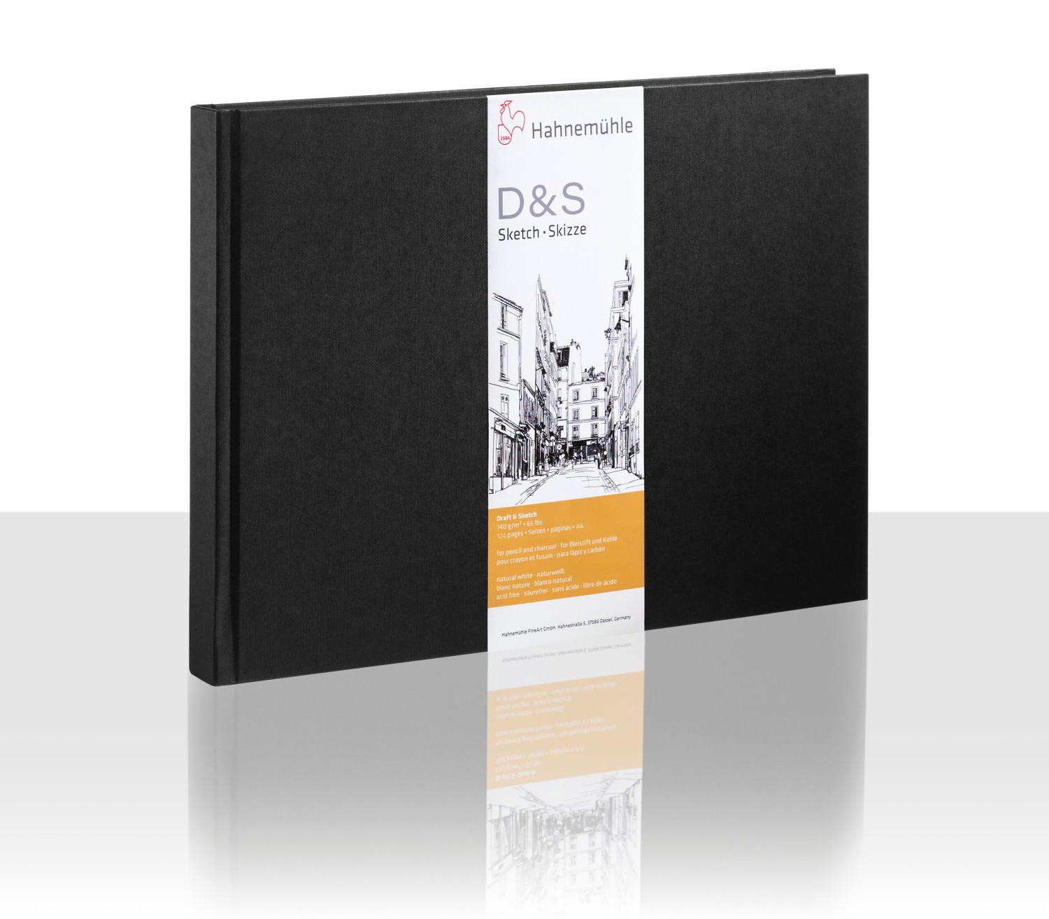 Hahnemühle D&S Sketch book 140gr. A6 Landskap 628324