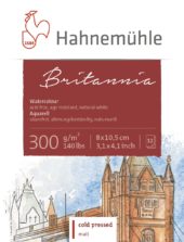 Hahnemühle Britannia Watercolour matt 300gr 8x10,5 628919