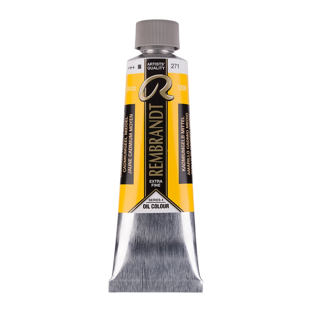Talens Rembrandt Oil 150 ml 271 Cadmium Yellow Medium S4