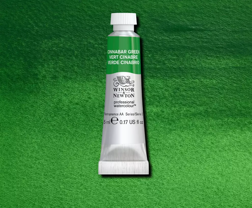 W&N Professional Watercolour 5ml 420 Cinnabar Green S2