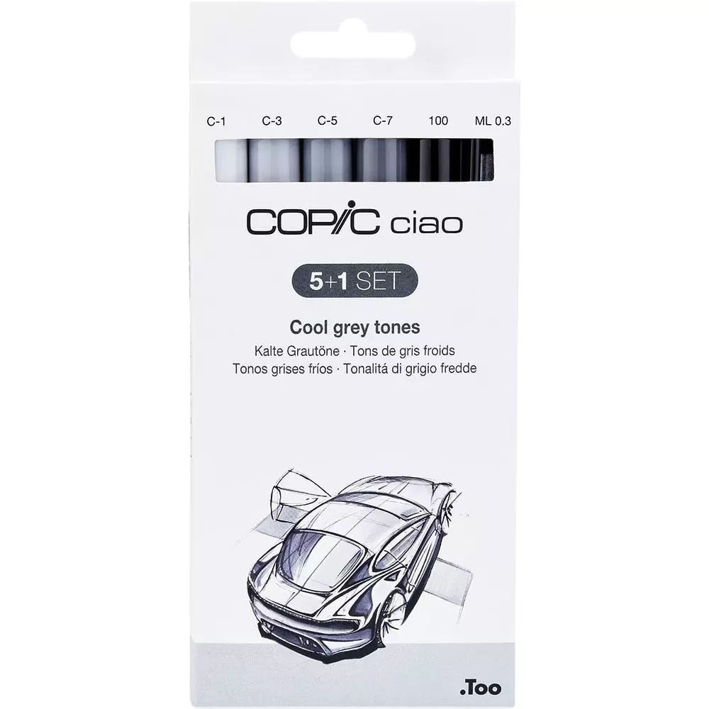 Copic Ciao set 5+1 Cool Grey Tones